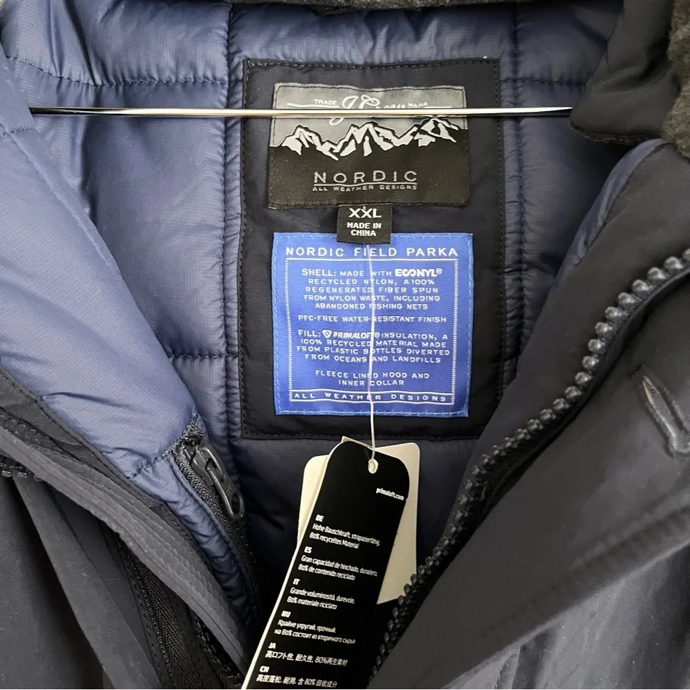 J. Crew Nordic Field Parka Navy Coat Jacket